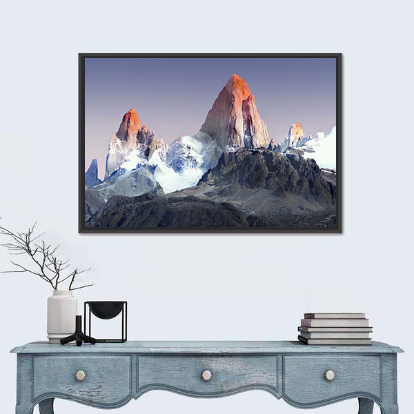 Mount Fitz Roy In Patagonia Canvas Wall Art