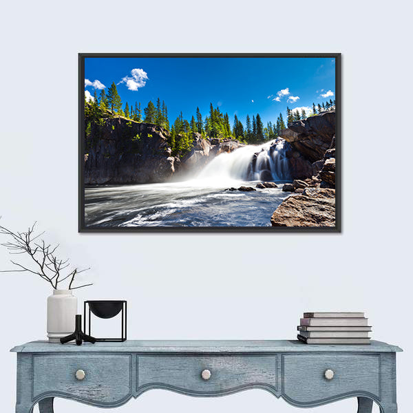 Scenic Waterfall Canvas Wall Art