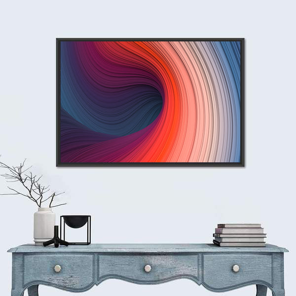 Minimalist Wave Design Canvas Wall Art