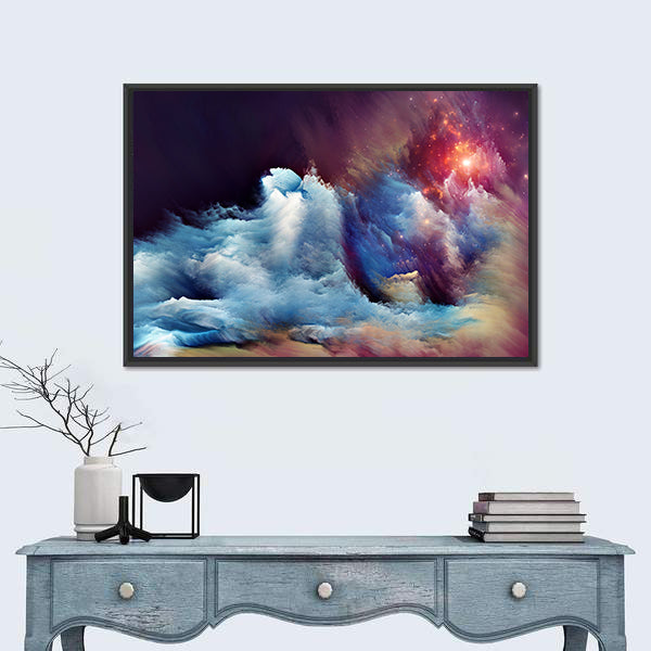 Energy of Dreams Nebula Canvas Wall Art