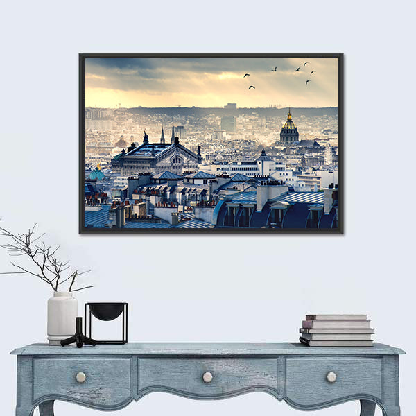 Paris Cityscape Canvas Wall Art