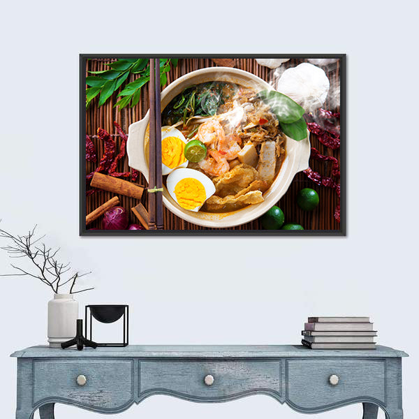 Popular Malaysian Food Canvas Wall Art