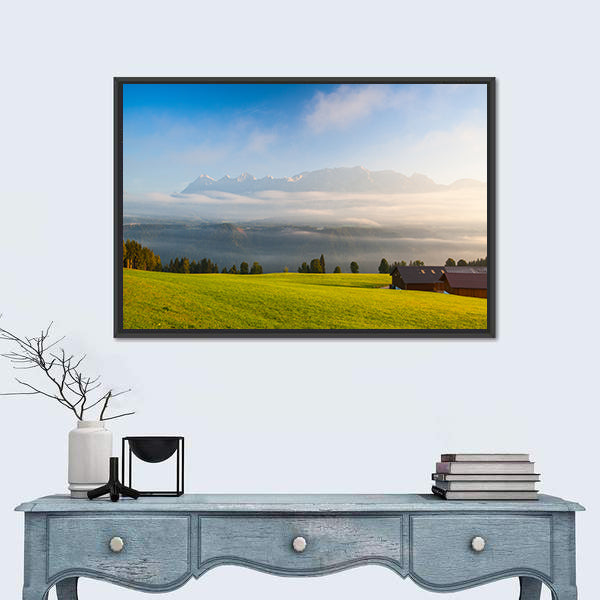 Morning On The Mountains Canvas Wall Art