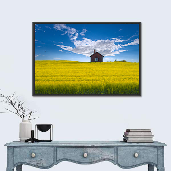 Traditional Swedish Summer House Canvas Wall Art