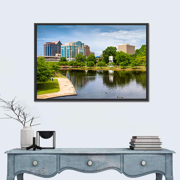 Downtown Huntsville Skyline Canvas Wall Art