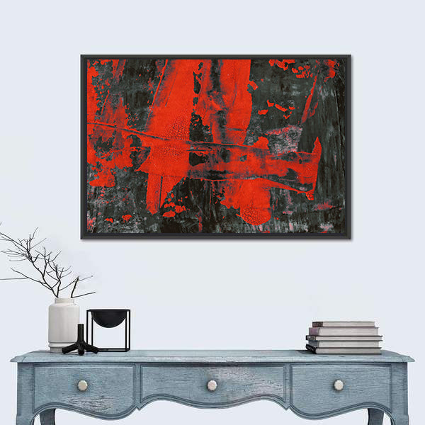 Watercolor Brush Strokes Canvas Wall Art