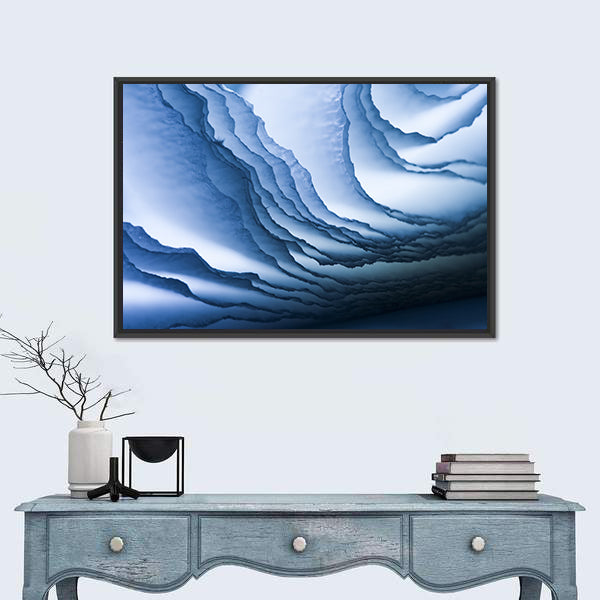 Deep Sea Wave Composition Canvas Wall Art