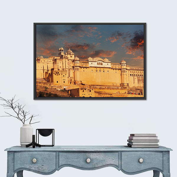 Amber Fort in Jaipur, India Canvas Wall Art