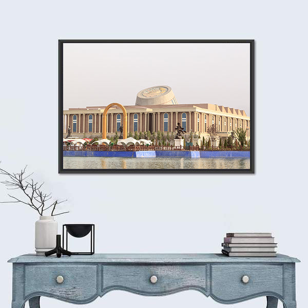 National Museum In Tajikistan Canvas Wall Art
