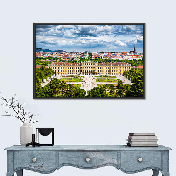 Schonbrunn Palace Parterre Garden, Vienna Canvas Wall Art