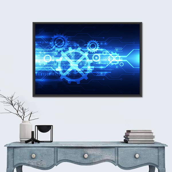 Engineering Future Technology Canvas Wall Art