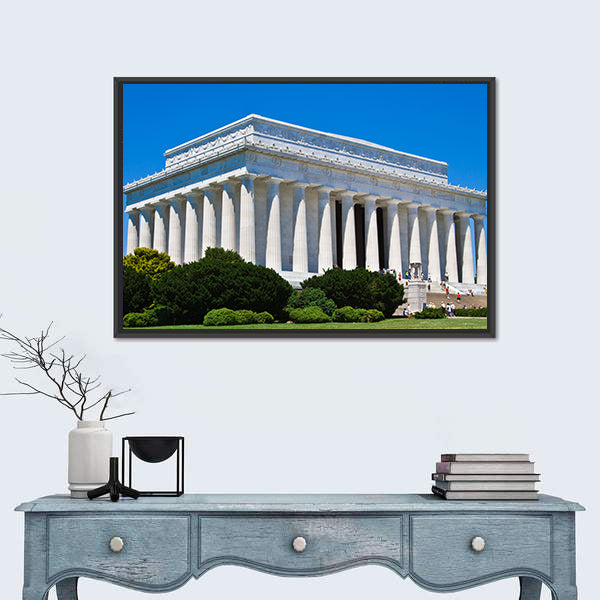 Lincoln Memorial in Washington Dc Canvas Wall Art