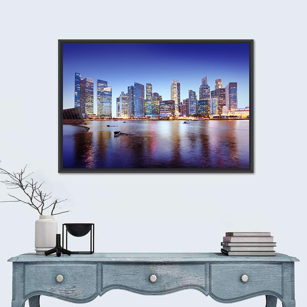 Singapore Cityscape Canvas Wall Art