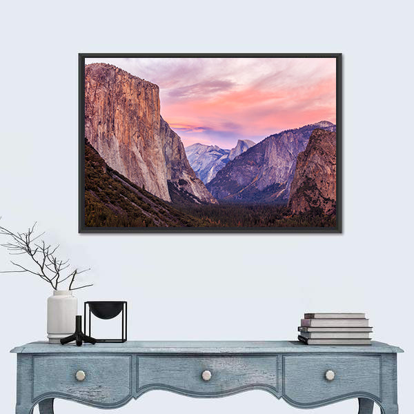 Yosemite National Park Valley Canvas Wall Art