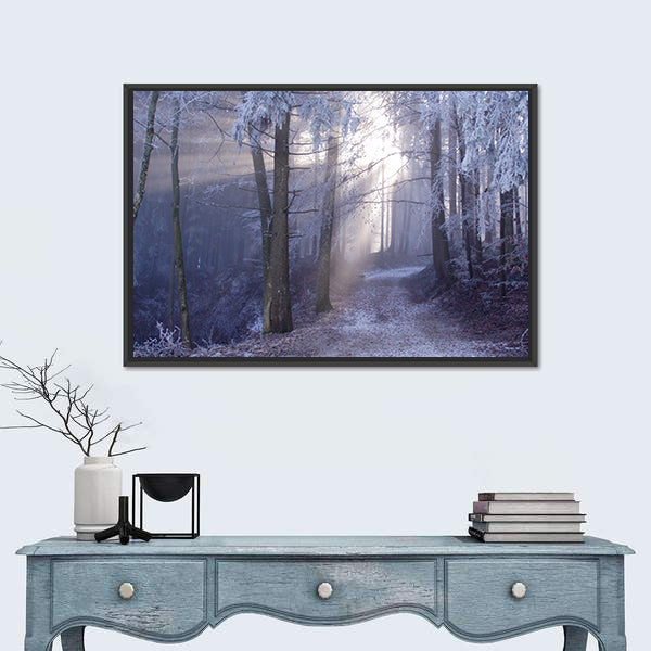 Mystic Forest Track Canvas Wall Art