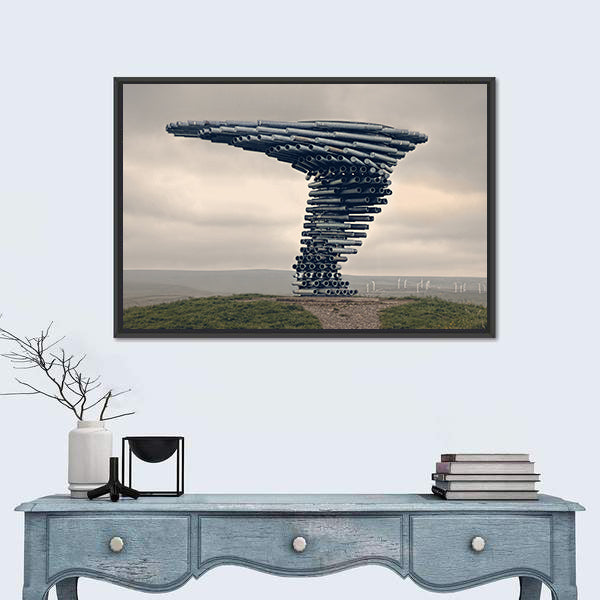 Singing Ringing Tree Sculpture in Lancashire Canvas Wall Art