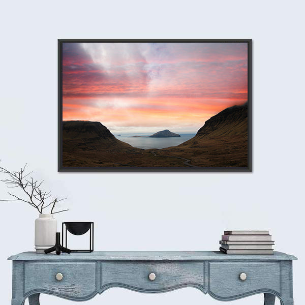 Faroe Islands In The North Atlantic Denmark Canvas Wall Art