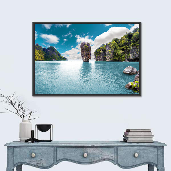 Thailand Sea And Phuket Island Canvas Wall Art