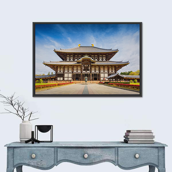 Todaiji Great Buddha Hall, Nara Canvas Wall Art
