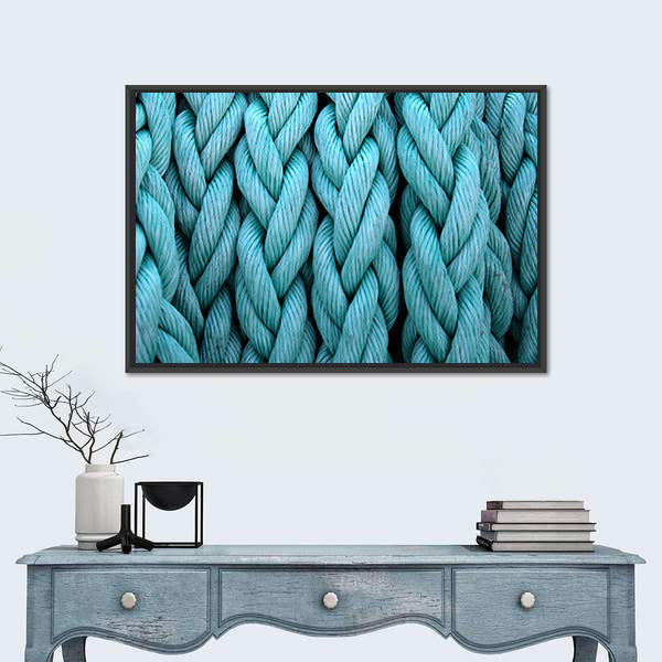 Rope On A Boat Canvas Wall Art