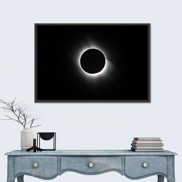 Total Solar Eclipse In Cappadocia Turkey Canvas Wall Art