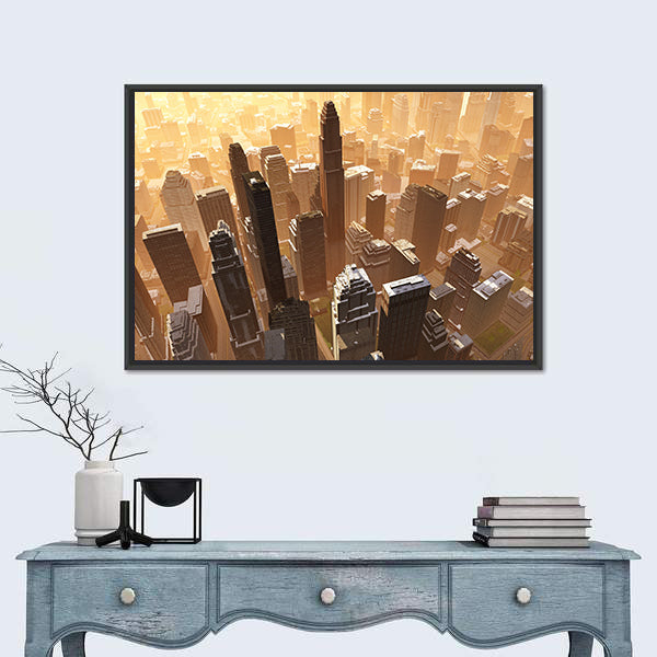 New York Downtown Canvas Wall Art