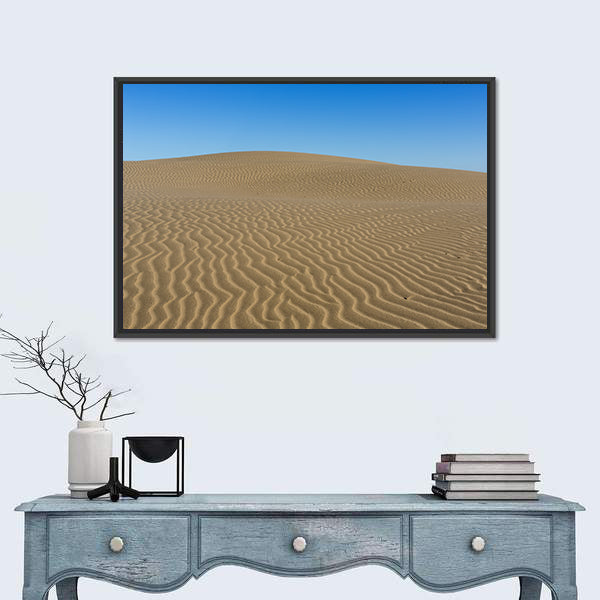 Sand Ripples on Desert Dunes Canvas Wall Art