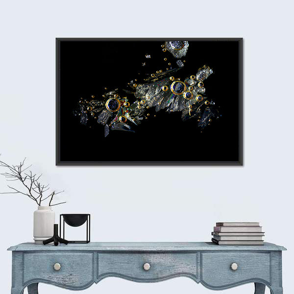 Vitamin C In Crystallized Form Canvas Wall Art