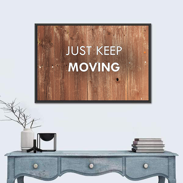 Better Workout Quote on Weathered Wood Canvas Wall Art