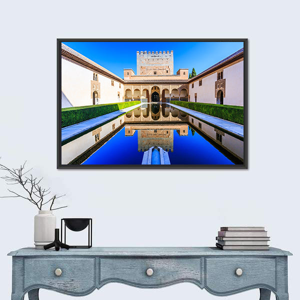 The Nasrid Palaces Palacios Nazaríes In Spain Canvas Wall Art