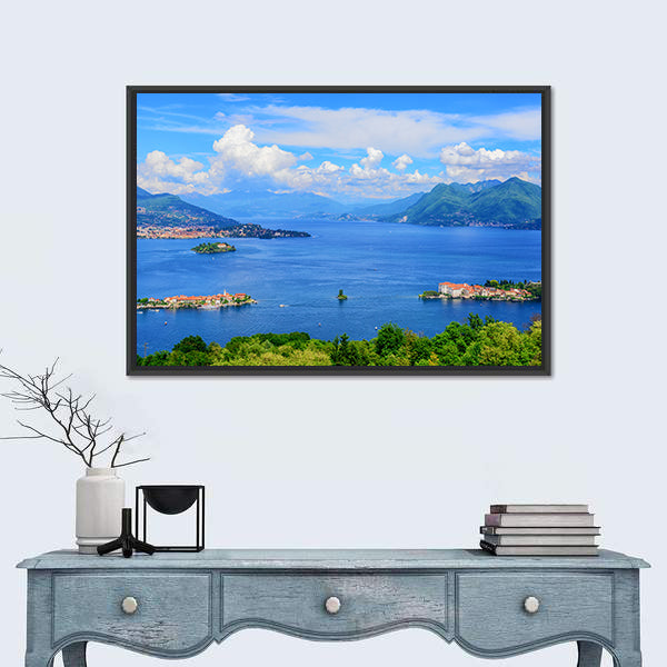Lago Maggiore Lake In Italy Canvas Wall Art