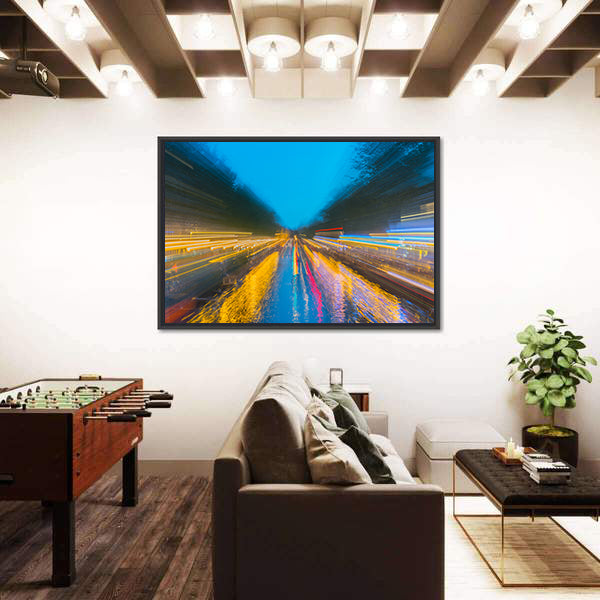 Urban Night Travels Canvas Wall Art