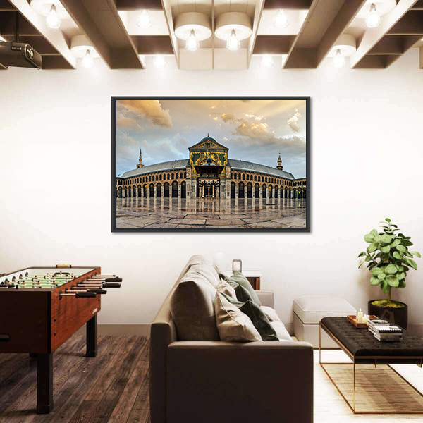 Great Umayyad Mosque Of Damascus Syria Canvas Wall Art