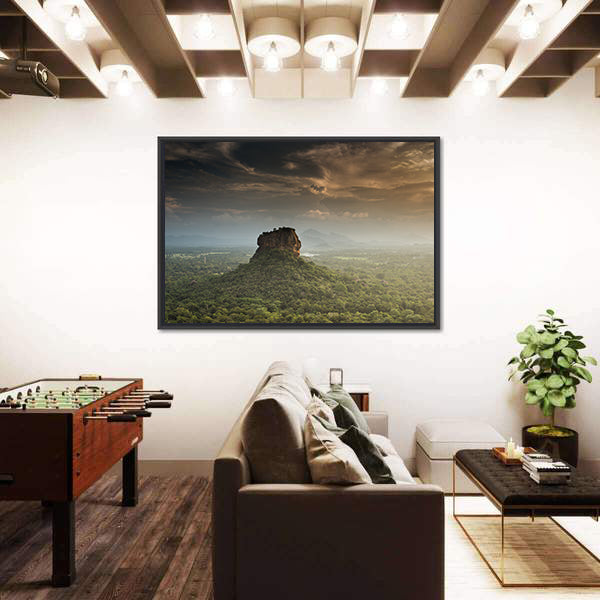 Sigiriya Lion Rock Fortress Canvas Wall Art
