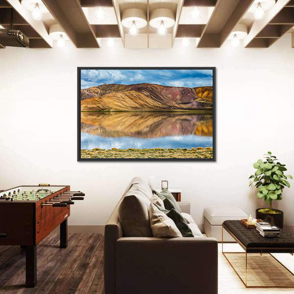 Bulunkul Lake In Pamir In Tajikistan Canvas Wall Art