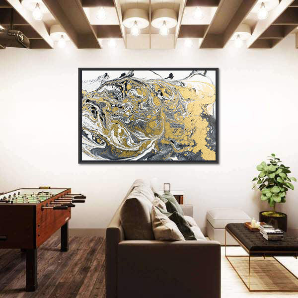 Marble Acrylic Abstract Canvas Wall Art