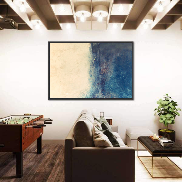 Sea And Beach Abstract Canvas Wall Art