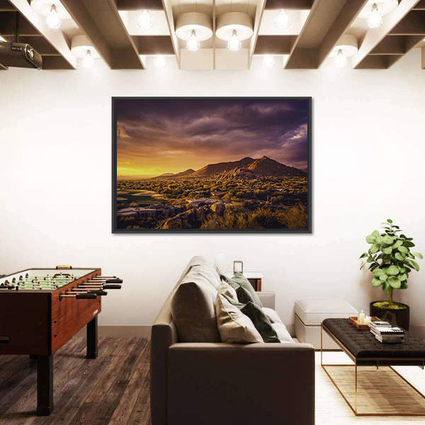 Scottsdale Arizona Desert Canvas Wall Art