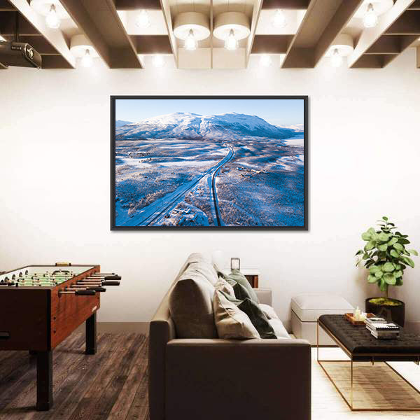 Abisko National Park In Kiruna Municipality Sweden Canvas Wall Art