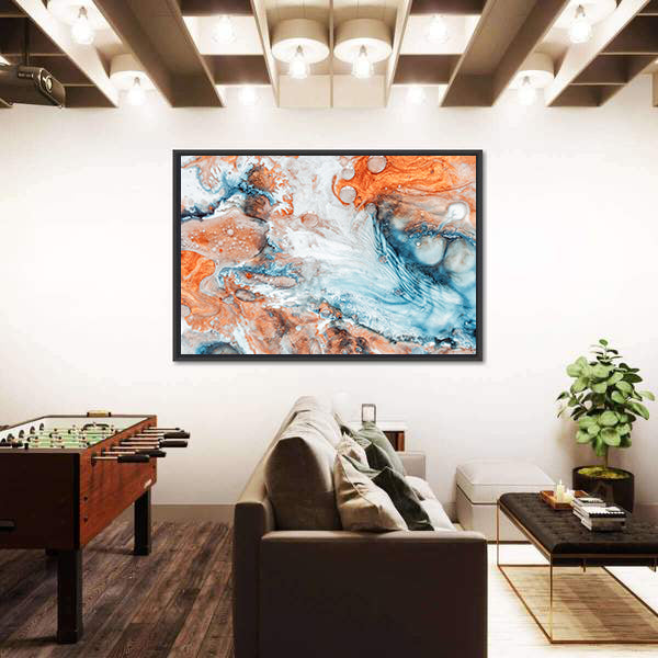 Marble Effect Artwork Canvas Wall Art