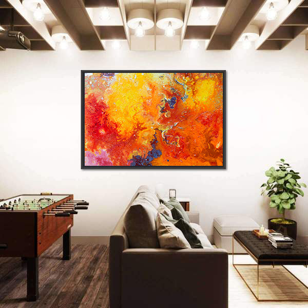 Bright Artistic Texture Canvas Wall Art