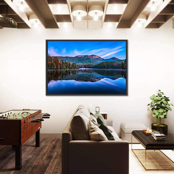 Pinnacle Lake At Sunrise In South Carolina Canvas Wall Art