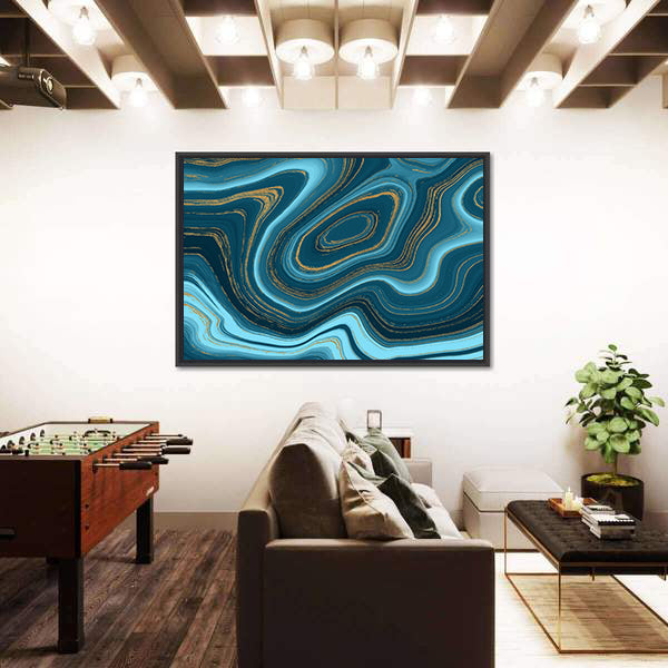 Liquid Marble Texture Canvas Wall Art