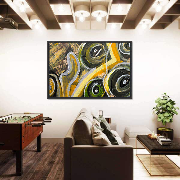 Brush Strokes Texture Canvas Wall Art
