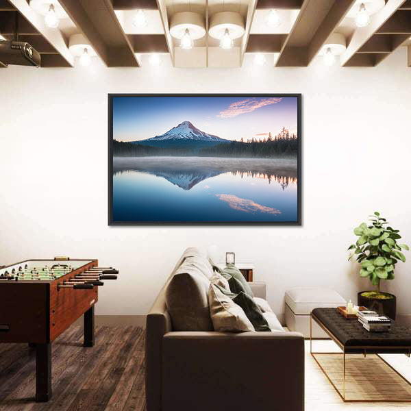 The Volcano Mountain Mount Hood Canvas Wall Art