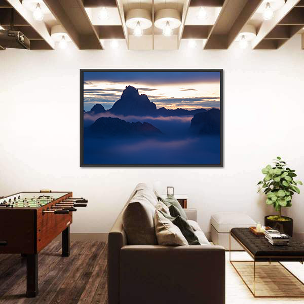 Dolomites Alps In Italy Canvas Wall Art