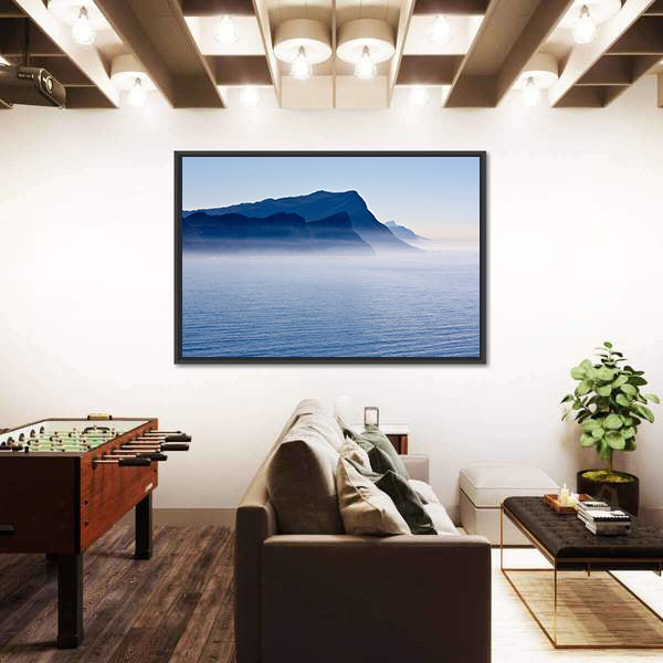 South African Coastline Near Cape Town Canvas Wall Art