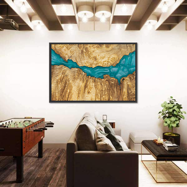 River Flow Artwork Canvas Wall Art