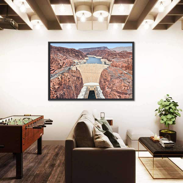 Hoover Dam in United States Canvas Wall Art