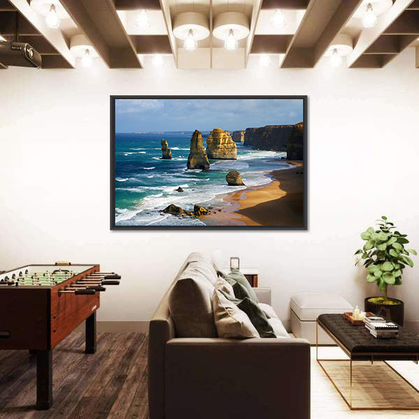 12 Apostles In Australia Canvas Wall Art